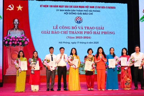 Báo Kinh tế & Đô thị đạt giải B Giải Báo chí thành phố Hải Phòng 2023 - 2024
