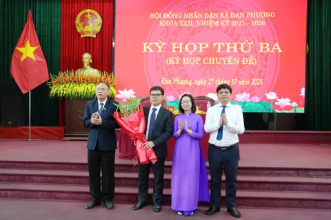 Ông Nguyễn Đăng Thịnh được bầu làm Phó Chủ tịch UBND xã Đan Phượng