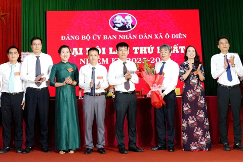 Xây dựng xã Ô Diên là đơn vị hành chính kiểu mẫu, văn minh, hiện đại