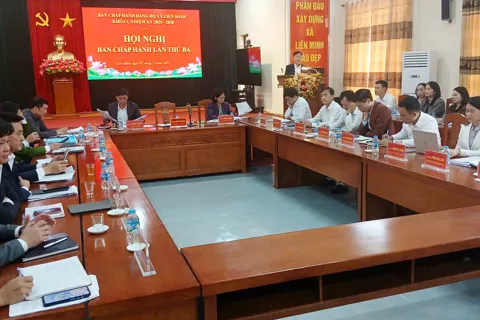 Hội nghị lần thứ 3 Ban Chấp hành Đảng bộ xã Liên Minh thông qua nhiều nội dung quan trọng