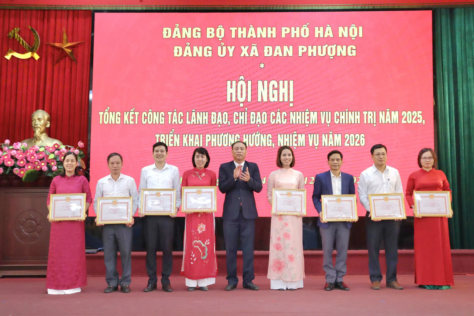 Xã Đan Phượng: tập trung vào ba khâu đột phá chiến lược để bứt phá trong năm 2026
