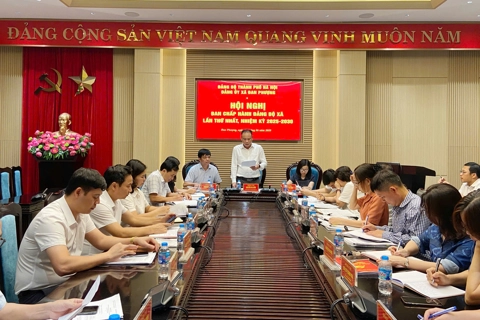 Xã Đan Phượng: vận hành thử nghiệm chính quyền mới bảo đảm đồng bộ, thông suốt