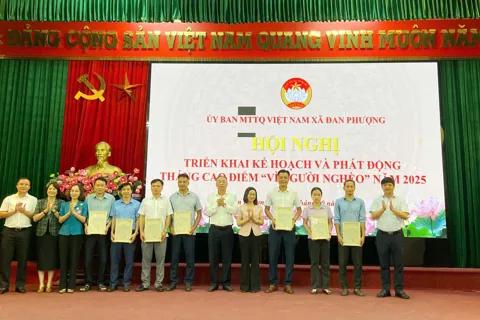 Xã Đan Phượng phát động Tháng cao điểm “Vì người nghèo”