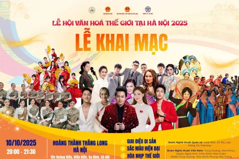Tùng Dương, Hòa Minzy tham gia chương trình nghệ thuật khai mạc Lễ hội Văn hóa thế giới tại Hà Nội 2025