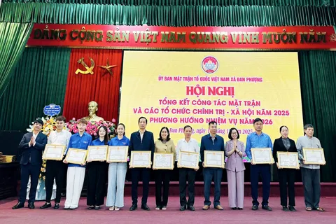 MTTQ xã Đan Phượng hướng mạnh về cơ sở, phát huy vai trò giám sát, phản biện xã hội