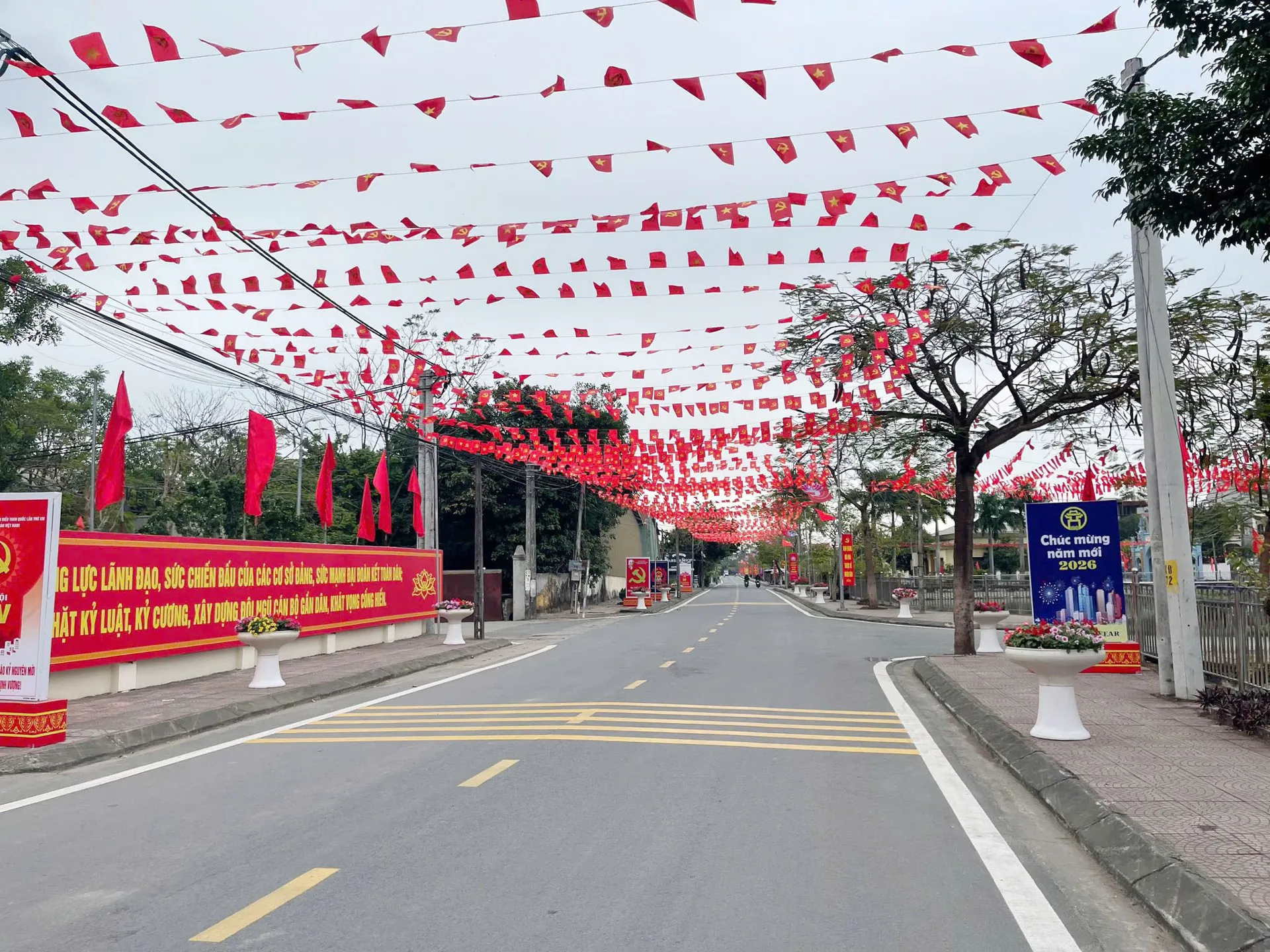 Xã Liên Minh: bảo đảm mỹ quan đô thị chào mừng Đại hội XIV của Đảng