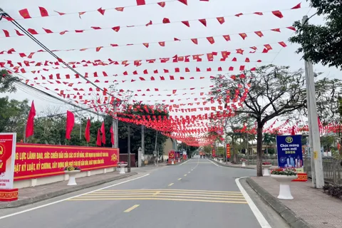 Xã Liên Minh: bảo đảm mỹ quan đô thị chào mừng Đại hội XIV của Đảng