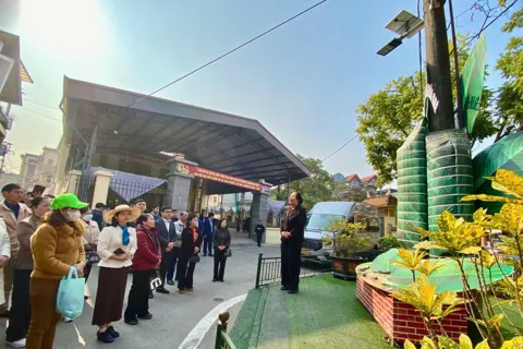 Xã Đan Phượng và xã Tiến Thắng chia sẻ kinh nghiệm xây dựng cảnh quan đô thị, nông thôn mới