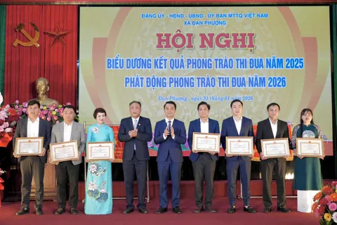 Xã Đan Phượng: phong trào thi đua tạo động lực để hoàn thành thắng lợi nhiệm vụ năm 2026