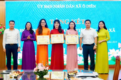 Xã Ô Diên lan tỏa phong trào thi đua “dạy tốt, học tốt”