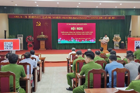 Bảo đảm công tác phòng cháy chữa cháy xuyên suốt, hiệu quả
