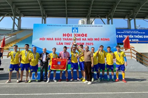 Sôi nổi Hội khỏe Hội Nhà báo TP Hà Nội mở rộng lần thứ 30 năm 2025