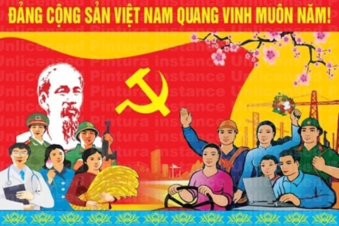 Thi sáng tác tranh cổ động tuyên truyền đại hội Đảng các cấp
