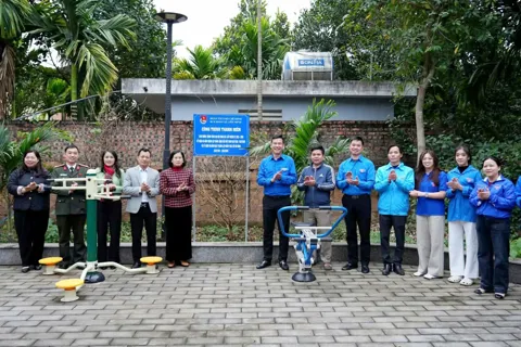 Xã Liên Minh gắn biển công trình thanh niên năm 2026