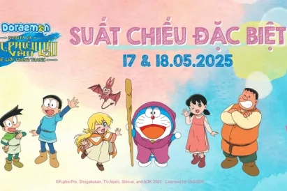 “Doraemon Movie 44” soán ngôi đầu doanh thu phòng vé Việt