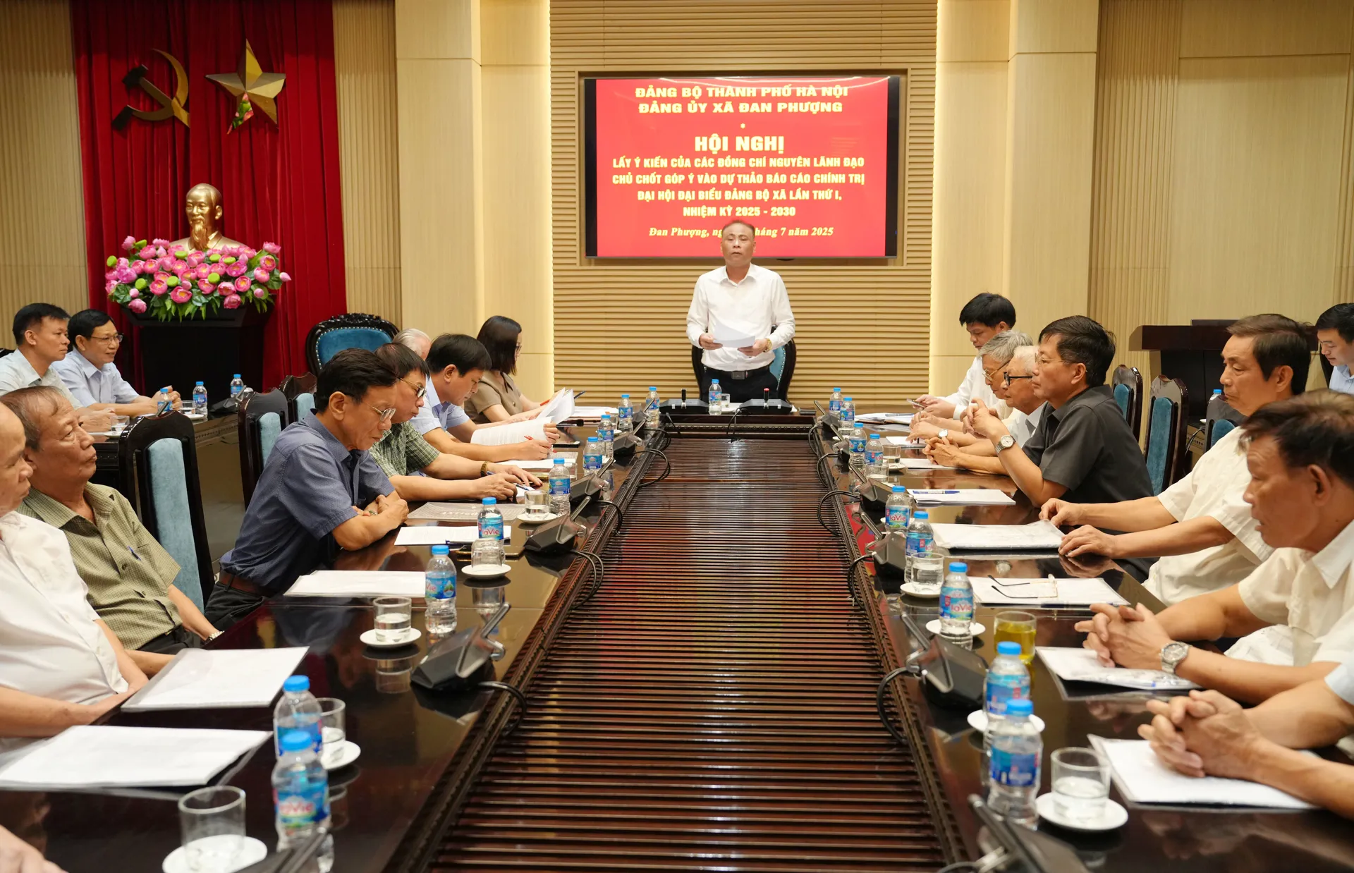 Nhiều ý kiến tâm huyết góp ý phát triển xã Đan Phượng xanh, văn hiến, văn minh
