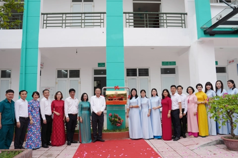 Xã Đan Phượng gắn biển 3 công trình trọng điểm chào mừng Quốc khánh 2/9