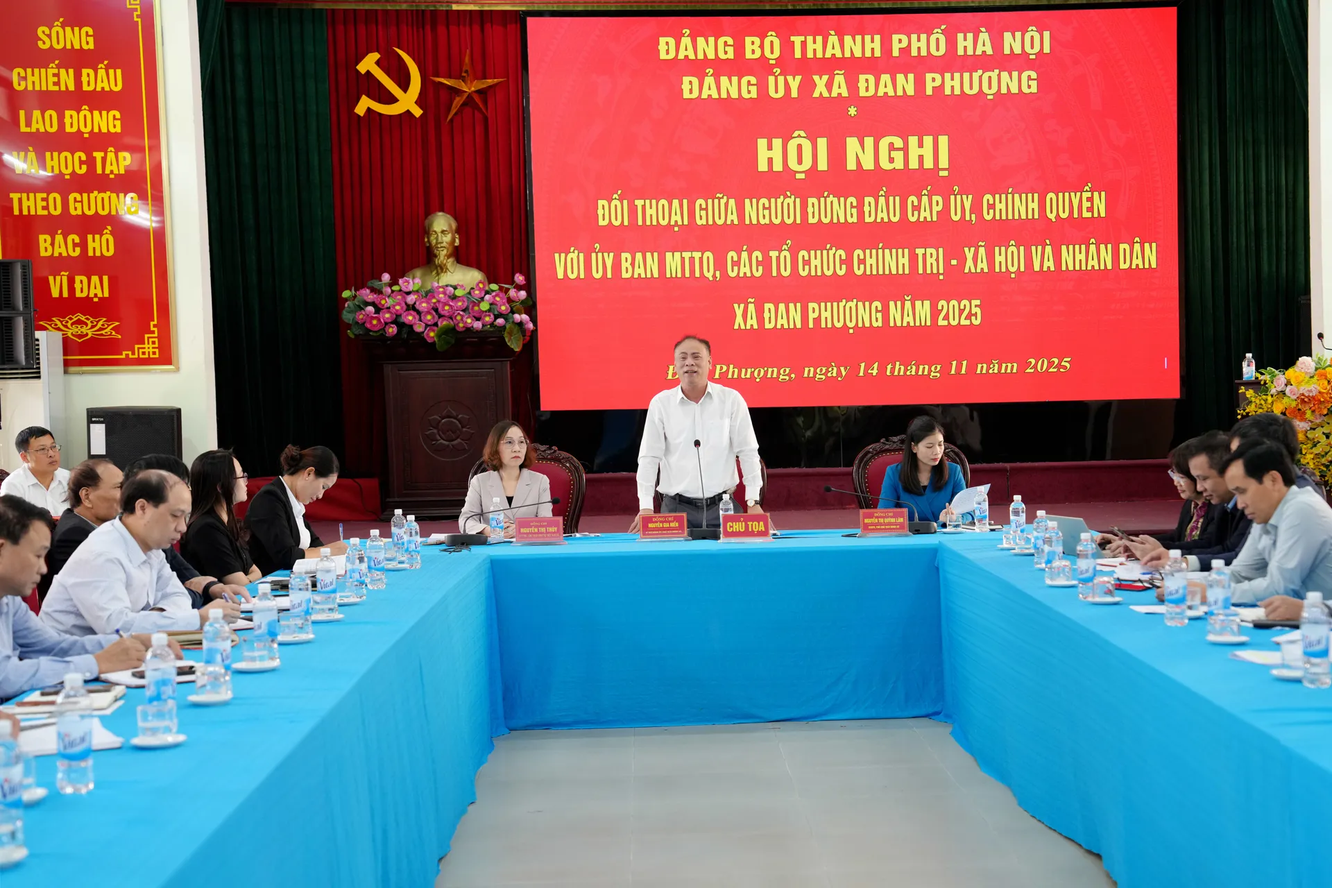 Xã Đan Phượng đối thoại tháo gỡ nhiều vấn đề dân sinh