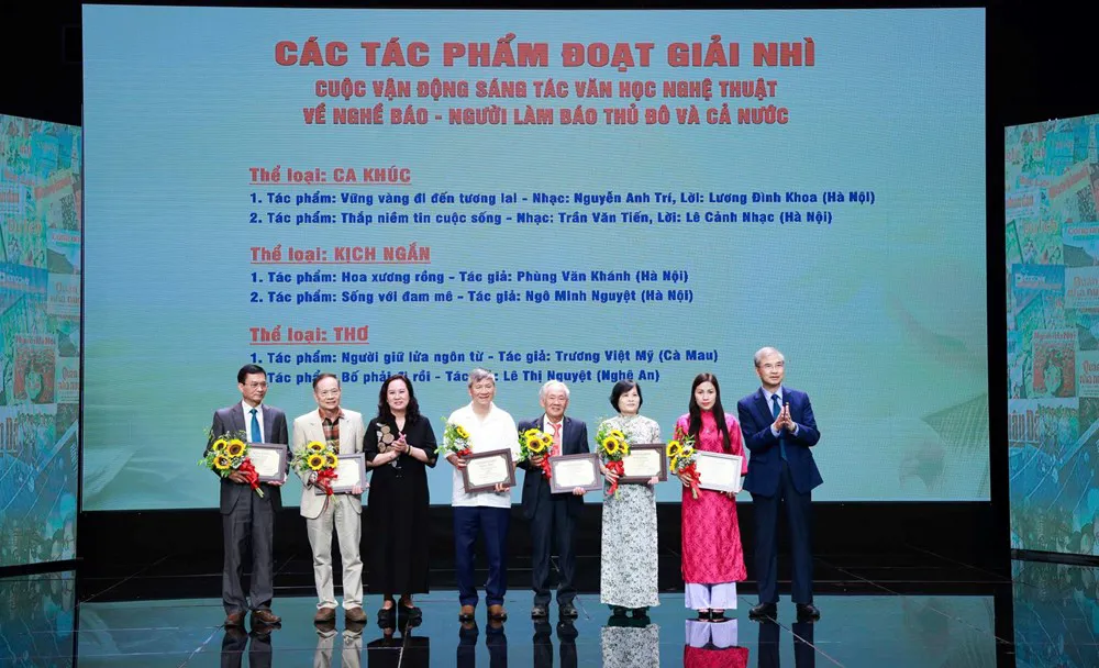 Vinh danh 30 sáng tác văn học, nghệ thuật tiêu biểu về nghề báo