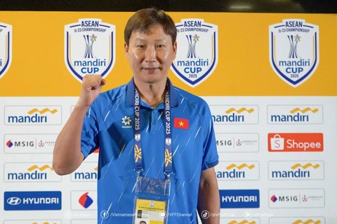 HLV Kim Sang-sik đặt mục tiêu vô địch Giải U23 Đông Nam Á 2025