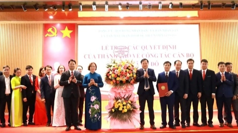 Ra mắt Ban Chấp hành Đảng bộ xã Cổ Đô