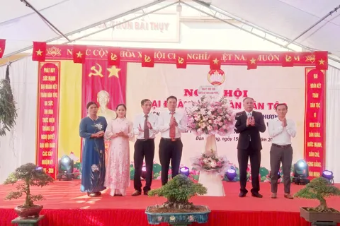 Sôi nổi Ngày hội Đại đoàn kết toàn dân tộc xã Đan Phượng