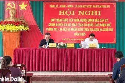 Xã Suối Hai: đối thoại, gỡ vướng trong quản lý đất đai, bảo vệ môi trường