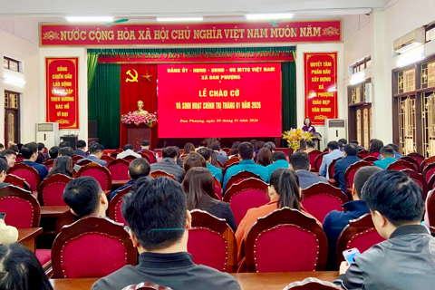 Xã Đan Phượng quán triệt Nghị quyết lãnh đạo phát triển kinh tế - xã hội năm 2026