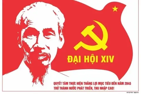 Đẩy mạnh tuyên truyền trực quan Đại hội Đảng lần thứ XIV