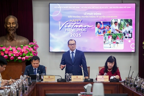 Phát động Giải thưởng "Việt Nam hạnh phúc - Happy Vietnam 2025"

