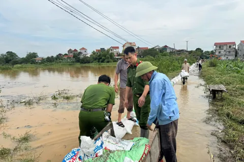 Xã Liên Minh: kịp thời khắc phục hậu quả do bão số 10