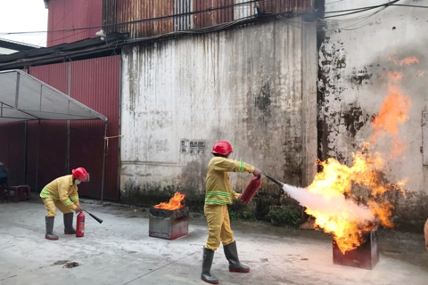 Huyện Đan Phượng: 300 hộ dân được tuyên truyền, hướng dẫn kỹ năng xử lý tình huống cháy nổ