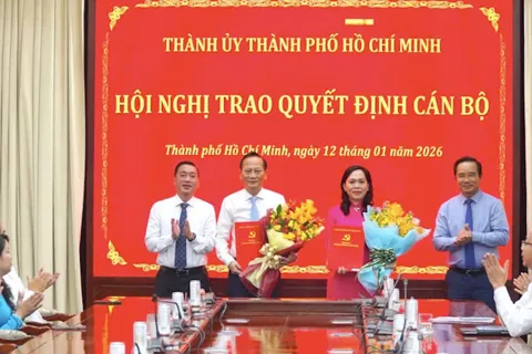 TP Hồ Chí Minh: điều động, luân chuyển vị trí công tác hai cán bộ Thành ủy viên
