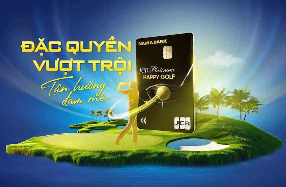 Thẻ Nam A Bank Happy Golf “tung” chính sách ưu đãi mới nhân dịp Tết