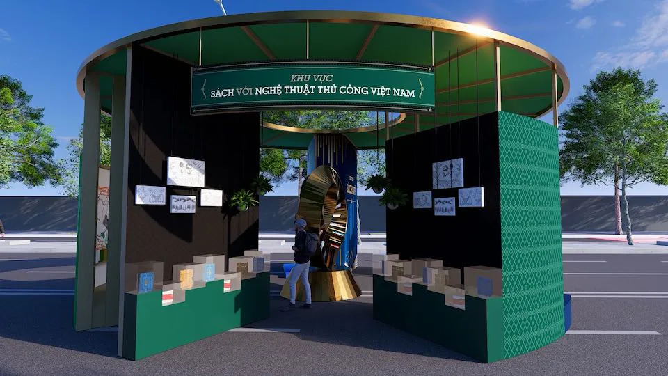 "Xuân hội tụ" tại Đường sách Tết 2026: nơi di sản giấy dó gặp gỡ nhịp sống tương lai