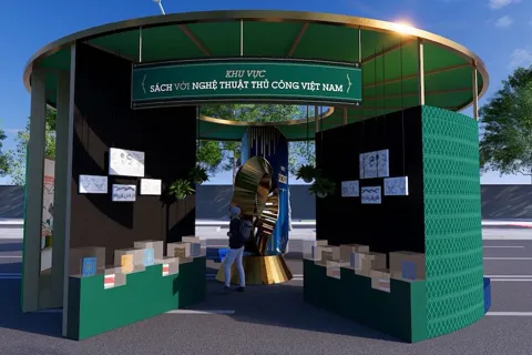 "Xuân hội tụ" tại Đường sách Tết 2026: nơi di sản giấy dó gặp gỡ nhịp sống tương lai