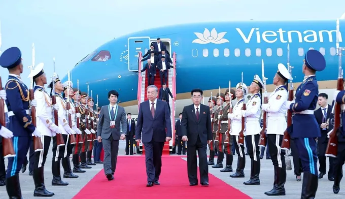Vietnam’s Party chief makes 1st state visit to DPRK in 18 years