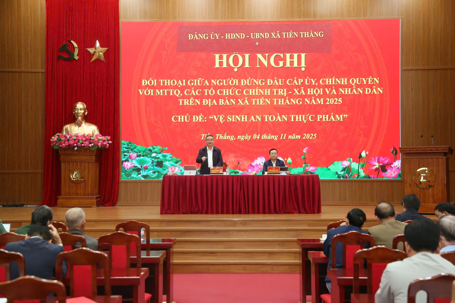 Xã Tiến Thắng: Quyết tâm đảm bảo vệ sinh an toàn thực phẩm vì sức khỏe cộng đồng