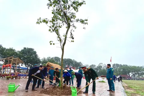 Xã Tiến Thắng phát động Tết trồng cây “Đời đời nhớ ơn Bác Hồ” năm 2026.