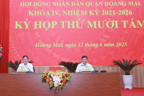 Quận Hoàng Mai: tổng thu ngân sách nhà nước 6 tháng ước đạt 5.113 tỷ đồng