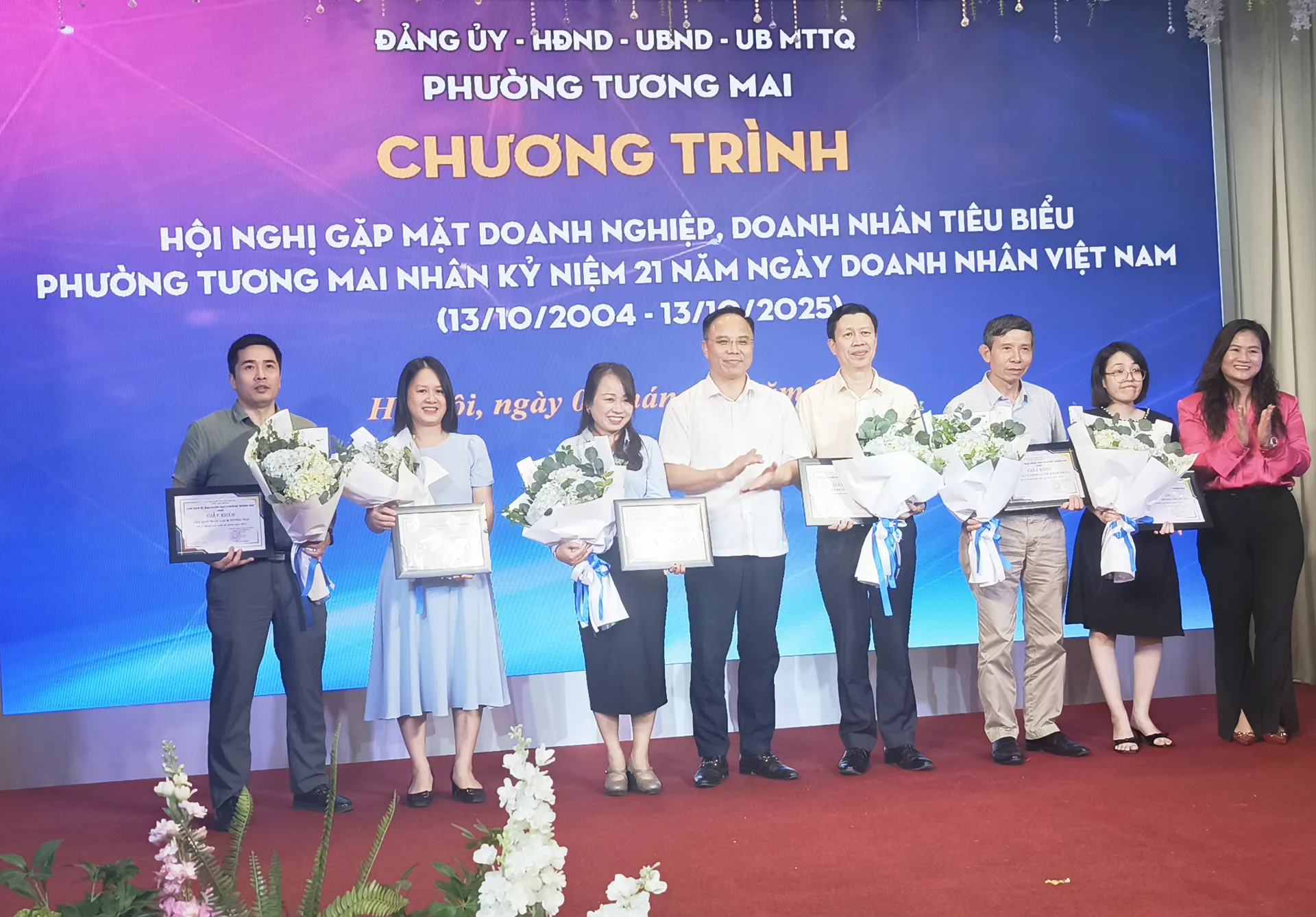 Phường Tương Mai tôn vinh tinh thần khởi nghiệp và phát triển vì cộng đồng của doanh nghiệp