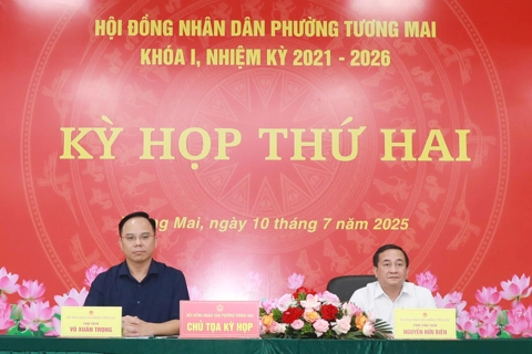 HĐND phường Tương Mai thông qua 13 chỉ tiêu phát triển kinh tế-xã hội năm 2025