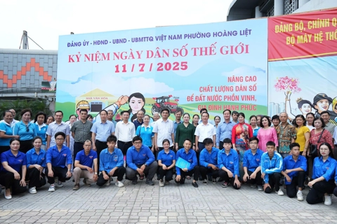 Phường Hoàng Liệt hưởng ứng Ngày Dân số thế giới 2025