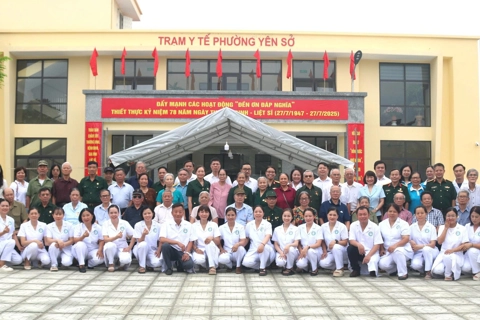Phường Yên Sở tri ân các thương binh, gia đình liệt sĩ, người có công với cách mạng