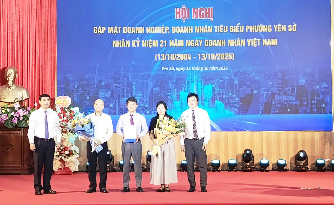 Phường Yên Sở tôn vinh doanh nhân: Gắn kết - phát triển - đồng hành