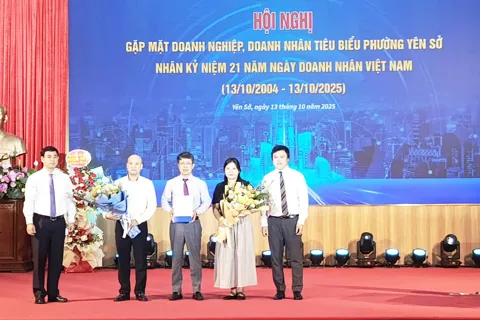 Phường Yên Sở tôn vinh doanh nhân: Gắn kết - phát triển - đồng hành