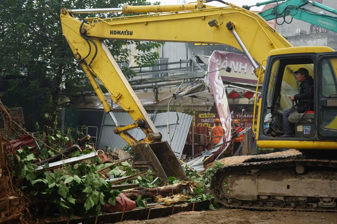 Phường Định Công cơ bản hoàn thành giải phóng mặt bằng dự án đường Vành đai 2,5