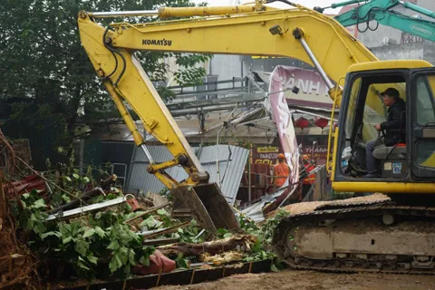 Phường Định Công cơ bản hoàn thành giải phóng mặt bằng dự án đường Vành đai 2,5