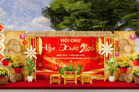 Phường Định Công tổ chức Hội chợ Hoa Xuân 2026 quy mô lớn