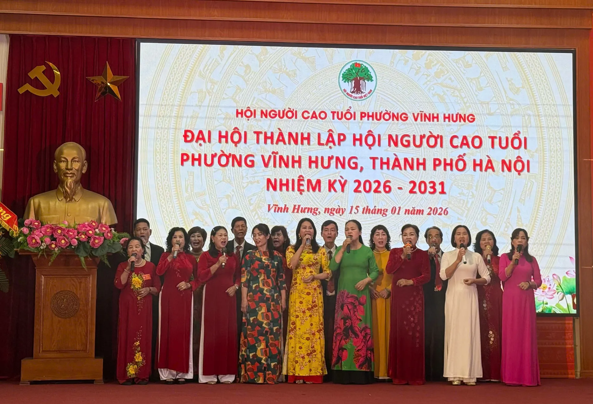 Phát huy vai trò “Tuổi cao - Gương sáng” trong xây dựng phường Vĩnh Hưng văn minh, hiện đại